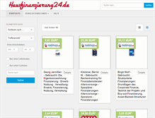 Tablet Screenshot of hausfinanzierung24.de